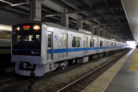 【小田急】3000形3653F 試運転を相模大野駅で撮影した写真