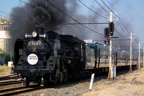 【秩鉄】「SLパレオエクスプレス」号 2011年運転終了を武州原谷駅付近で撮影した写真