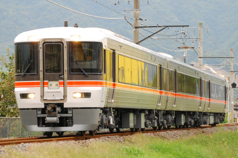 【JR海】身延線一部普通列車 373系による代走を甲斐上野～東花輪で撮影した写真
