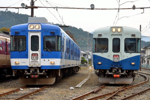 【富士急】「富士急電車まつり2011」開催を河口湖駅で撮影した写真