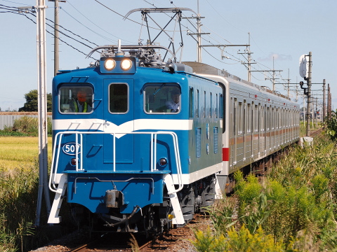 【東武】30000系31411F 秩父鉄道内甲種輸送の拡大写真