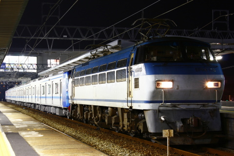 【名市交】N3000形N3101H 甲種輸送を東加古川駅で撮影した写真