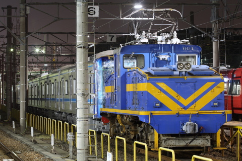 【名市交】N3000形N3101H 甲種輸送（9日）を大江駅で撮影した写真