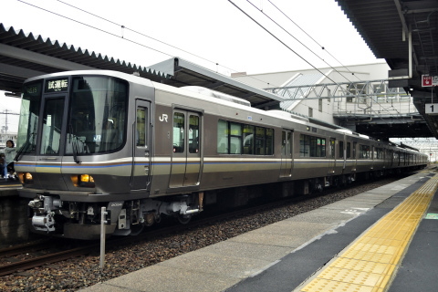 【JR西】223系ホシJ3編成 本線試運転を東加古川駅で撮影した写真