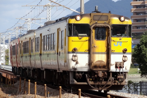 【JR西】キハ47形新山口車使用 団体臨時列車運転の拡大写真