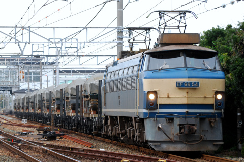 【JR貨】自衛隊機材輸送列車（復路）を二川～新所原で撮影した写真