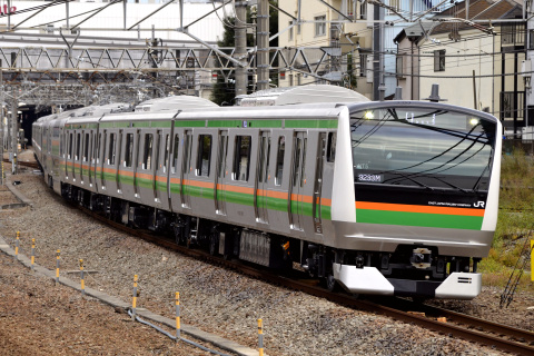 【JR東】E233系3000番代チタNT5編成 疎開回送を立川～日野で撮影した写真