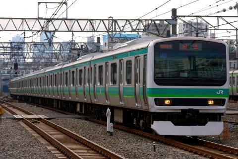 【JR東】E231系マト113編成 東京総合車両センター出場を池袋駅で撮影した写真