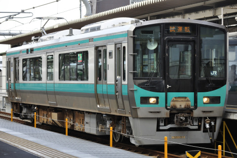 【JR西】125系ホシN2編成 網干総合車両所出場を加古川駅で撮影した写真