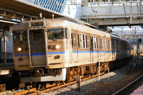 【JR西】113系日根野車8両 下関車両センターへ回送
