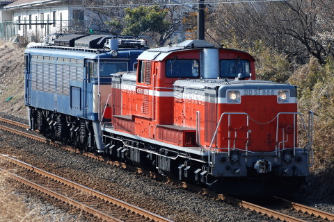 【JR東】EF63-11 甲種輸送を松井田～磯部で撮影した写真