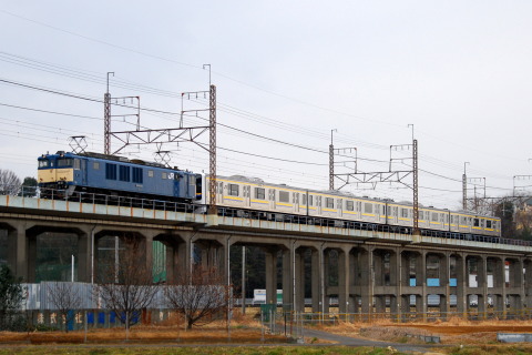 【JR東】209系房総仕様車4両 長野総合車両センター出場を北朝霞～西浦和で撮影した写真