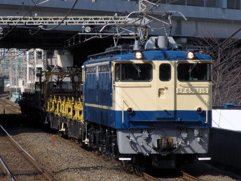 2月21日～2月27日の工臨を武蔵浦和駅で撮影した写真