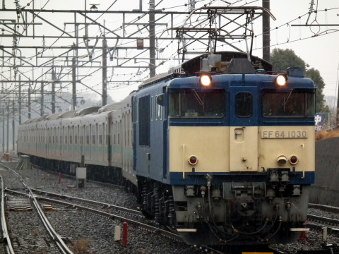 【JR東】203系マト65編成 配給輸送を東浦和駅で撮影した写真