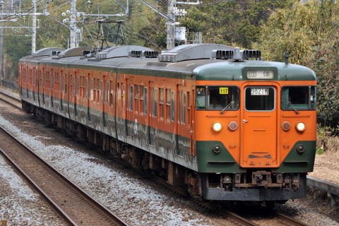 【JR東】113系マリ117編成 「懐かしの113系で行く東海道本線の旅」運転の拡大写真