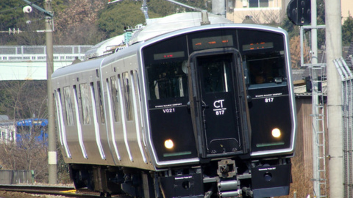 Jr九 817系v021編成 小倉工場出場 2nd Train鉄道ニュース