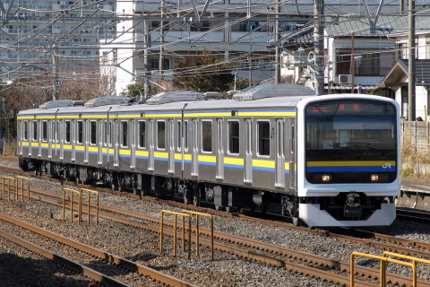 【JR東】209系2100番代4両 幕張車両センターへ回送の拡大写真
