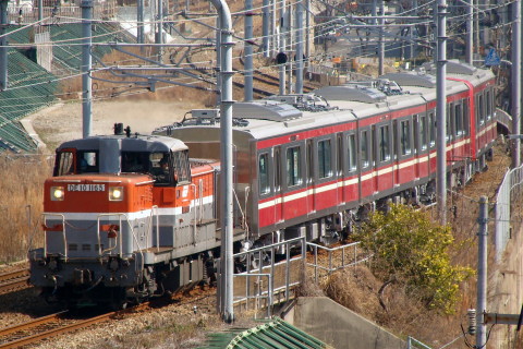 【京急】新1000形1489編成 甲種輸送を新長田駅で撮影した写真
