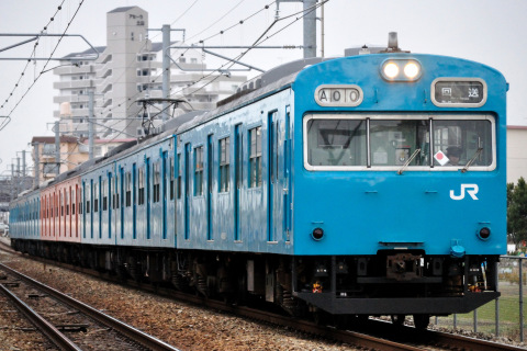 【JR西】103系8両 廃車回送を土山～東加古川で撮影した写真