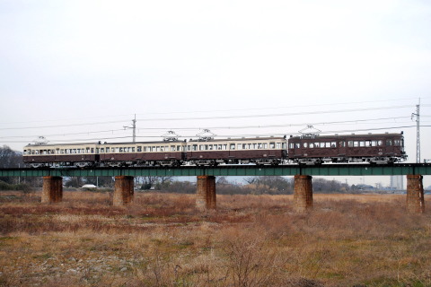 【ことでん】23号全検出場記念 レトロ電車特別運行の拡大写真