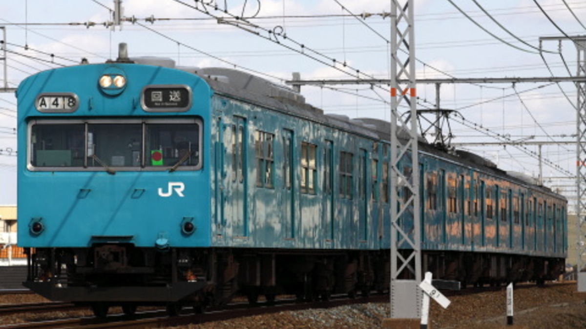 JR西】103系ヒネJ409編成 廃車回送 |2nd-train鉄道ニュース
