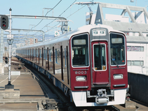 【阪急】9000系9003F 通常運用開始の拡大写真