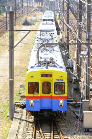 【東急】4000系4101F 甲種輸送（31日）を長津田駅付近で撮影した写真
