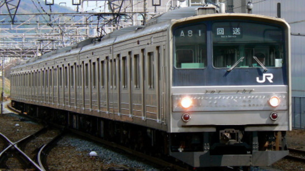 阪和線 JR西】元阪和線用205系 帯無しで回送 |2nd-train鉄道ニュース