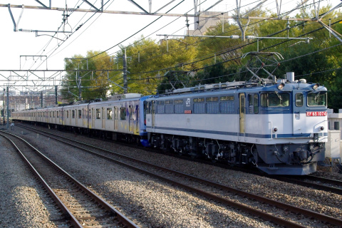 【横高】Y500系Y515編成 甲種輸送を府中本町駅で撮影した写真
