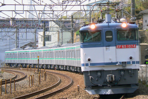 【メトロ】16000系16107F 甲種輸送を戸塚～東戸塚で撮影した写真