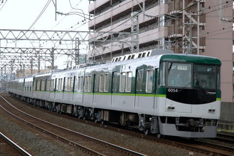 【京阪】6000系6004F 出場試運転を門真市駅で撮影した写真