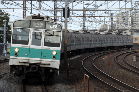 【JR東】203系マト67編成 運用復帰を亀有駅で撮影した写真