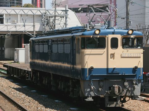 【JR西】チキ5529 吹田工場入場を高槻駅で撮影した写真