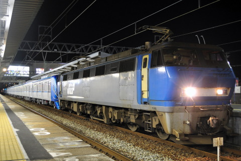 【メトロ】東西線15000系 甲種輸送を東加古川駅で撮影した写真