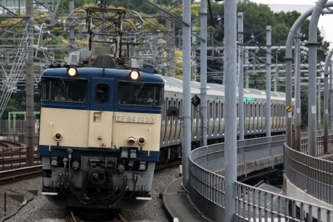 【JR東】山手線用サハE231形600・4600番代 配給輸送の拡大写真