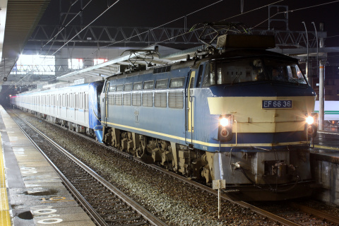 【メトロ】15000系15110F 甲種輸送を東加古川駅で撮影した写真