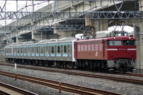 【JR東】209系元ウラ54編成4両 配給輸送を赤羽～尾久で撮影した写真