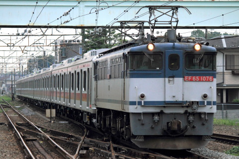 【東急】5050系4102F 甲種輸送を豊田駅で撮影した写真