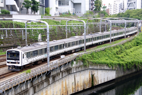 【JR東】209系『MUE-Train』中央快速線試運転を御茶ノ水駅付近で撮影した写真