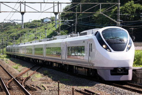【JR東】E657系カツK1編成 試運転を高浜駅で撮影した写真