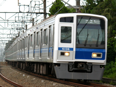 【西武】6000系6106F 試運転を東久留米～清瀬で撮影した写真