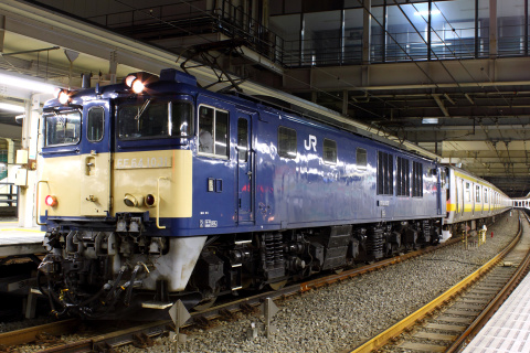 【JR東】元山手線用6ドア車 配給輸送を大崎駅で撮影した写真