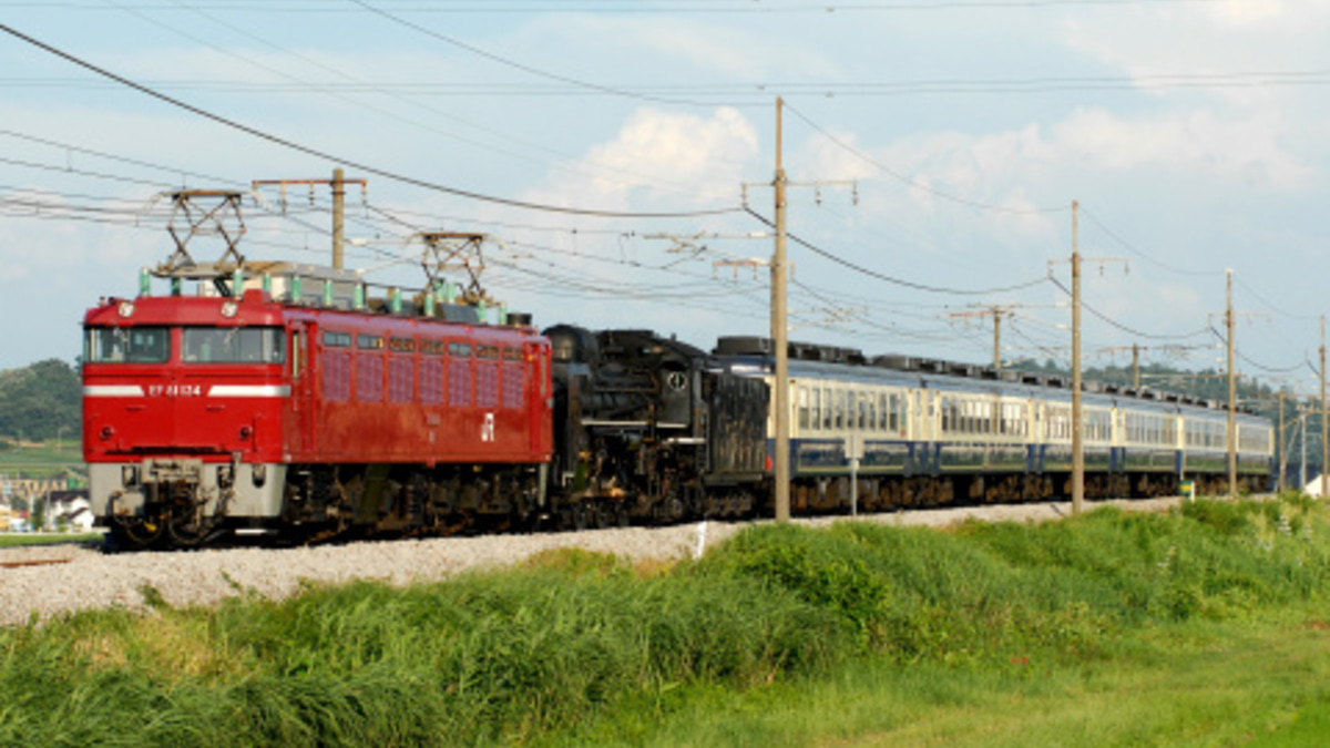 JR東】C57-180+12系「SLばんえつ物語」編成 返却配給 |2nd JR東】C57-180+12系「SLばんえつ物語」編成 返却配給 |2nd