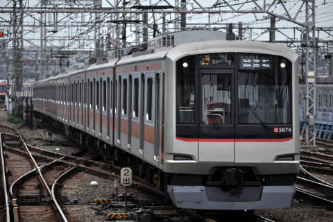 【東急】5050系5174F 試運転を鷺沼駅で撮影した写真