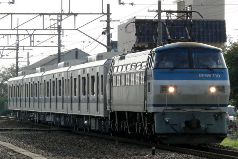 【小田急】3000形中間車4両 甲種輸送を安土駅で撮影した写真