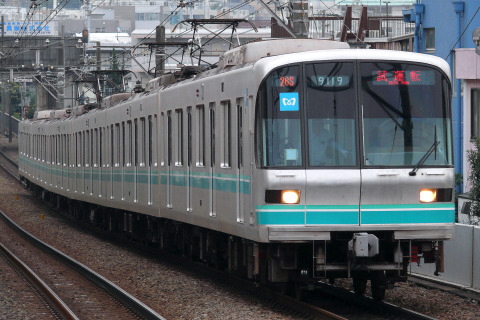 【メトロ】9000系9119F 東急東横線内で試運転の拡大写真