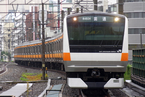【JR東】E233系トタT9編成 東京総合車両センター入場を恵比寿駅で撮影した写真
