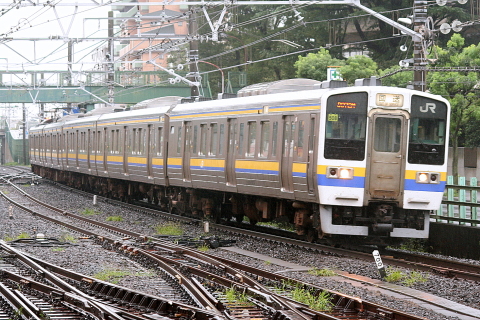 【JR東】211系マリ508編成 旧習志野電車区へ疎開の拡大写真