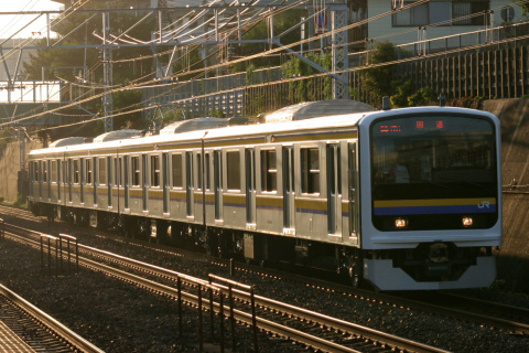 【JR東】209系2100番代マリC434編成 幕張車両センターへ回送を東船橋駅で撮影した写真