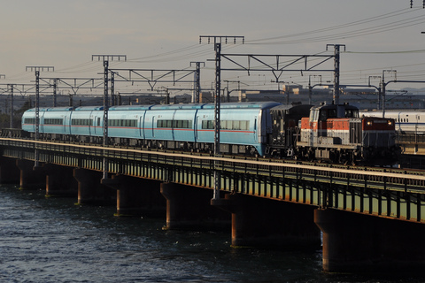 【小田急】60000形60254F（MSE） 甲種輸送を新居町～弁天島で撮影した写真
